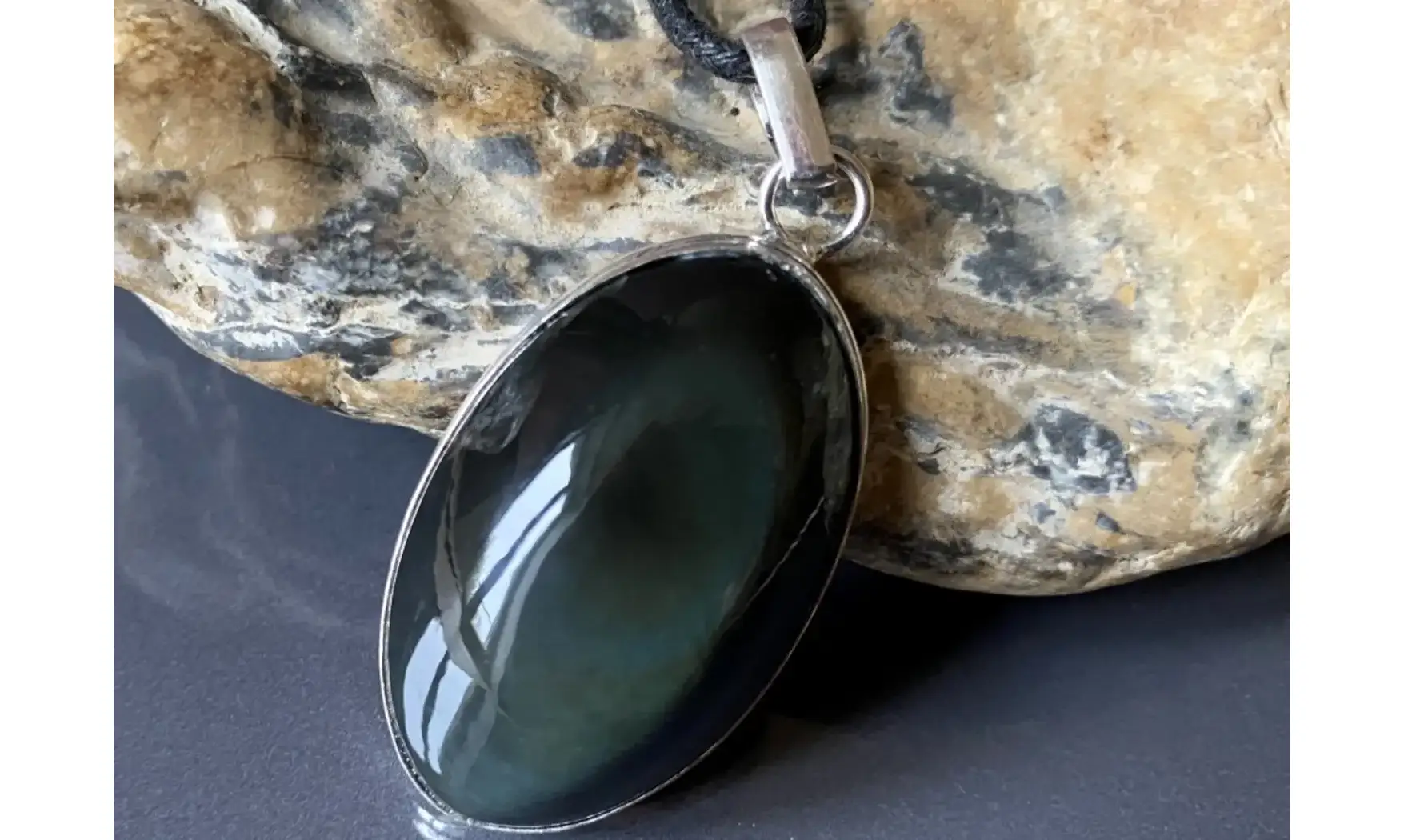 Obsidienne Oeil Céleste pendentif