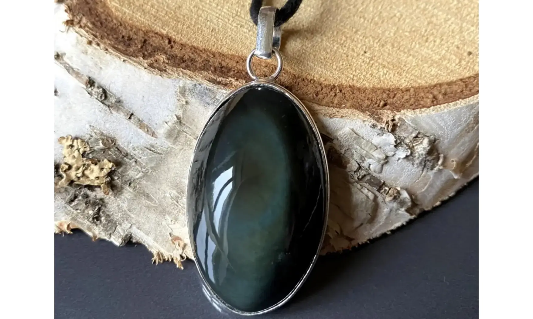 Obsidienne Oeil Céleste pendentif