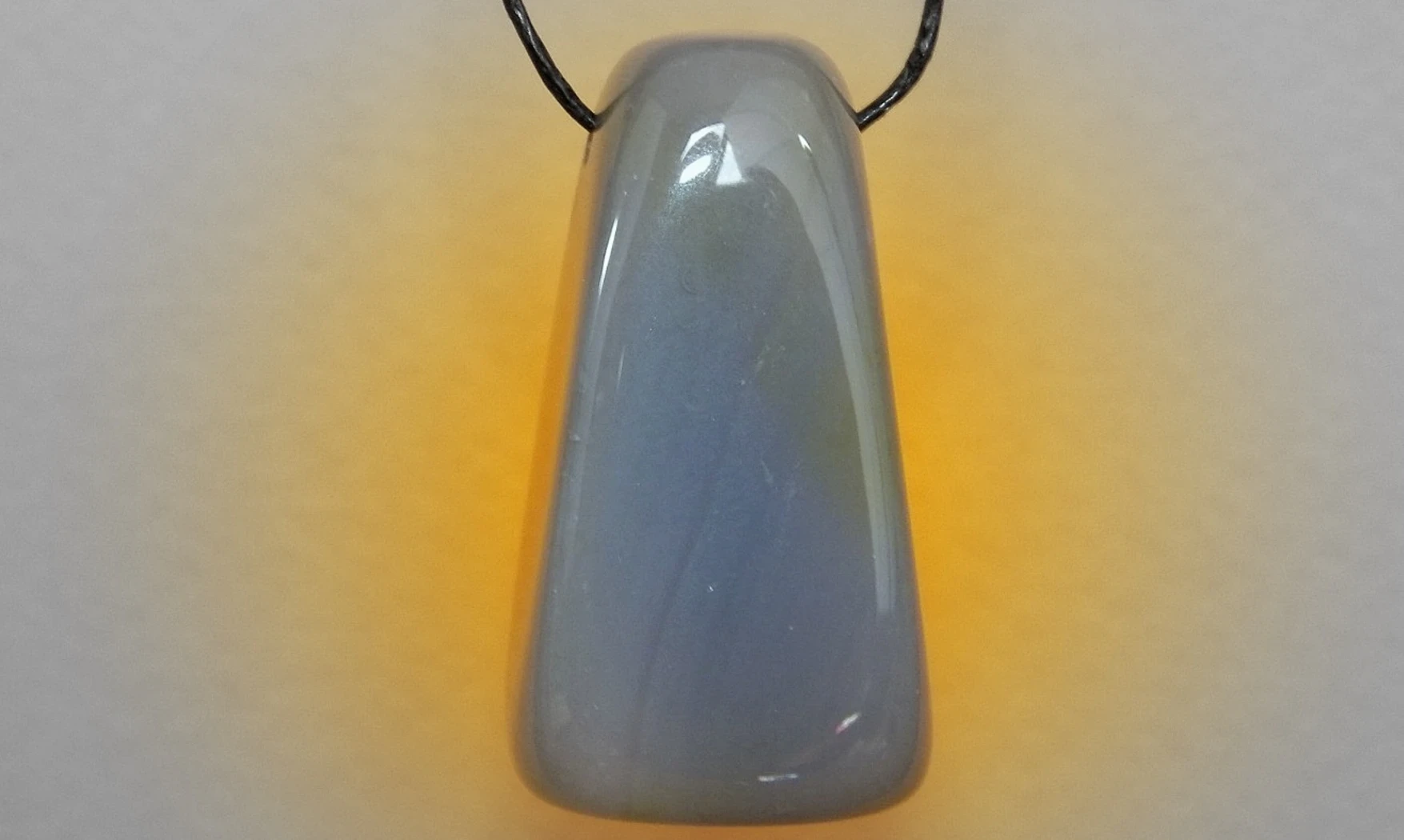 Agate naturelle pierre percée pendentif