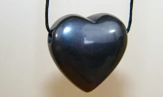 Hématite Coeur pierre pendentif