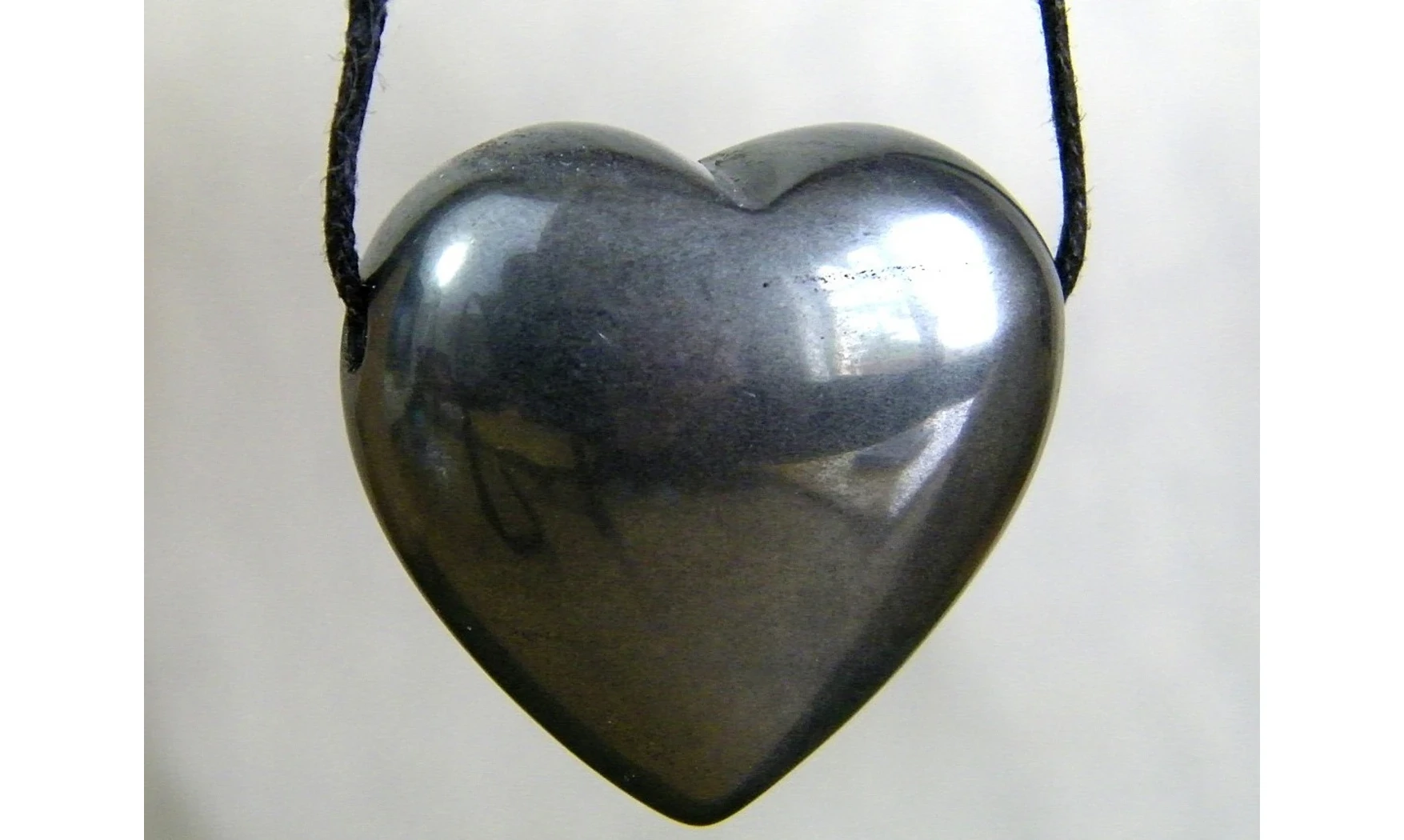 Hématite Coeur pierre pendentif