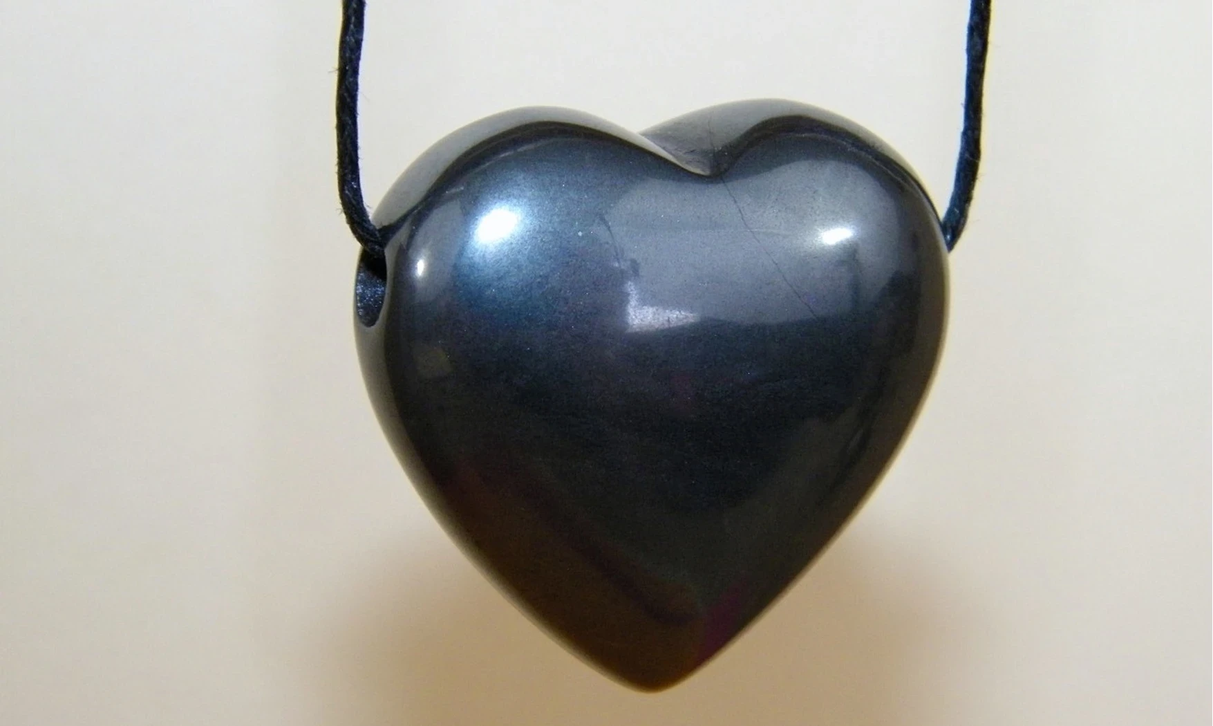 Hématite Coeur pierre pendentif