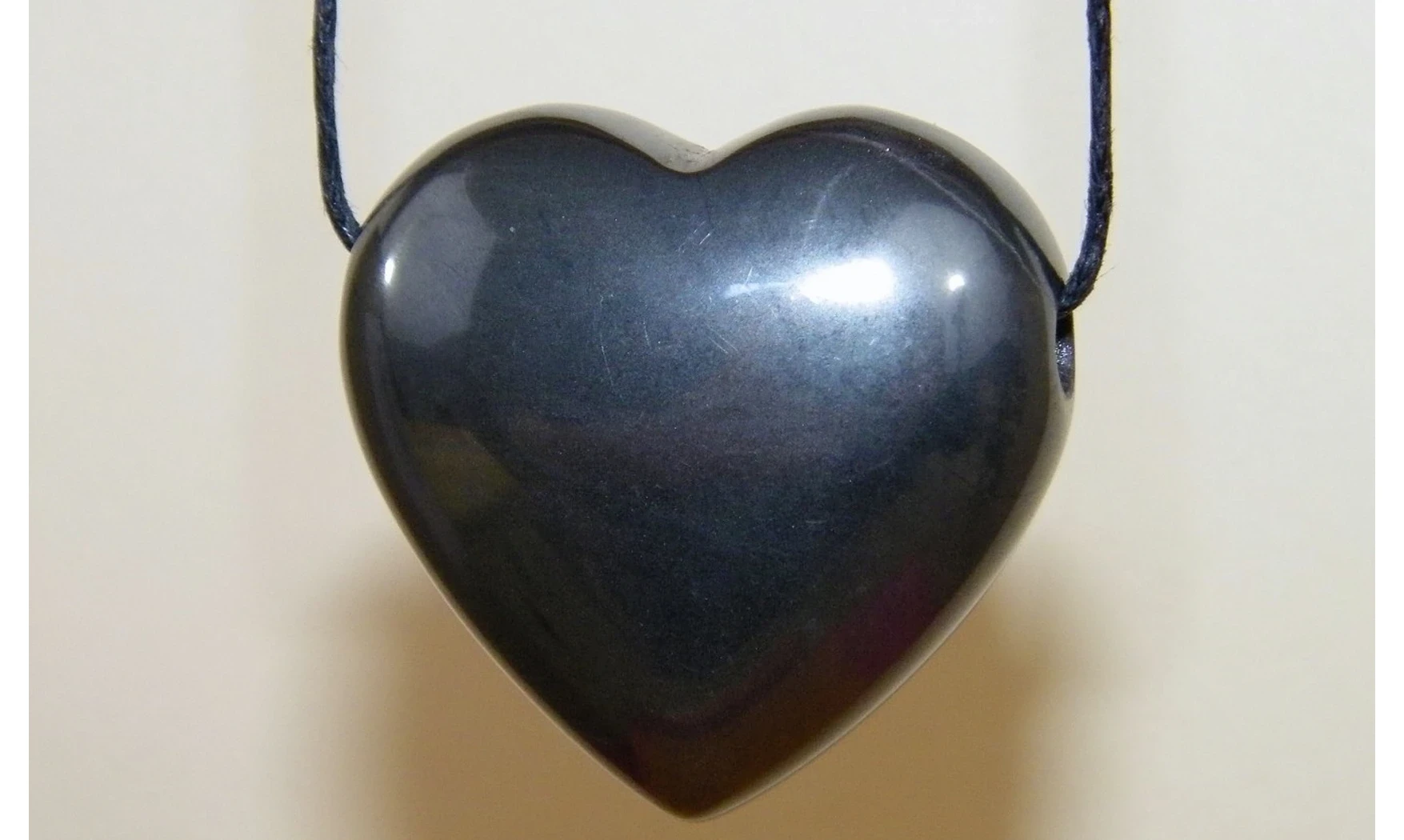 Hématite Coeur pierre pendentif
