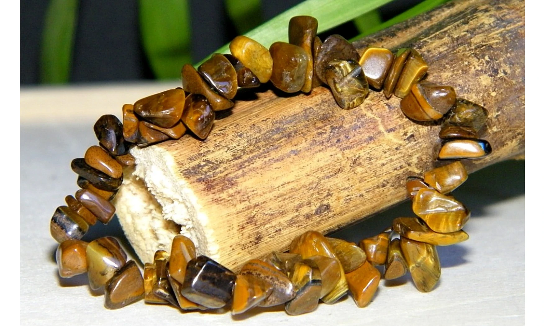 Oeil de Tigre pierres Baroque bracelet