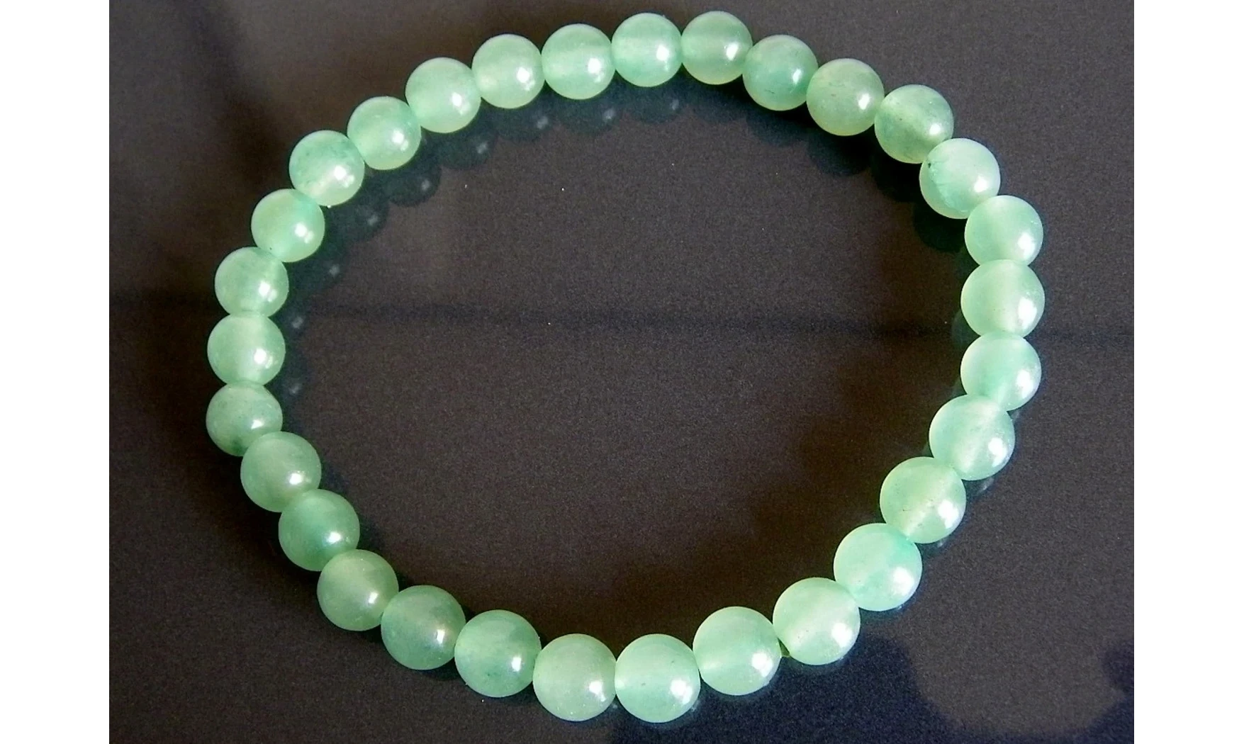 Aventurine verte pierres Boules bracelet
