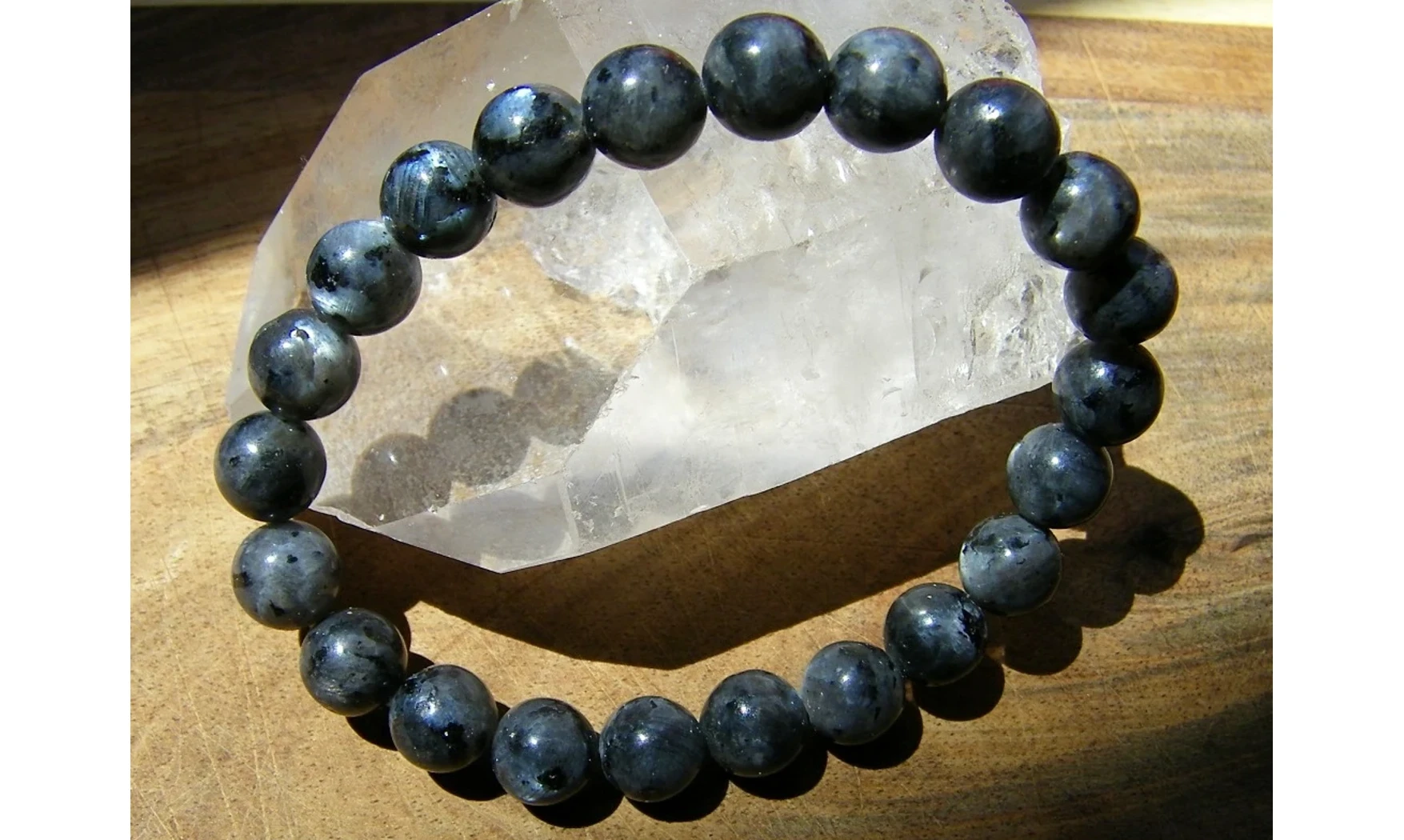 Labradorite pierres Boules bracelet