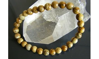Landscape Jasper Round beads bracelet