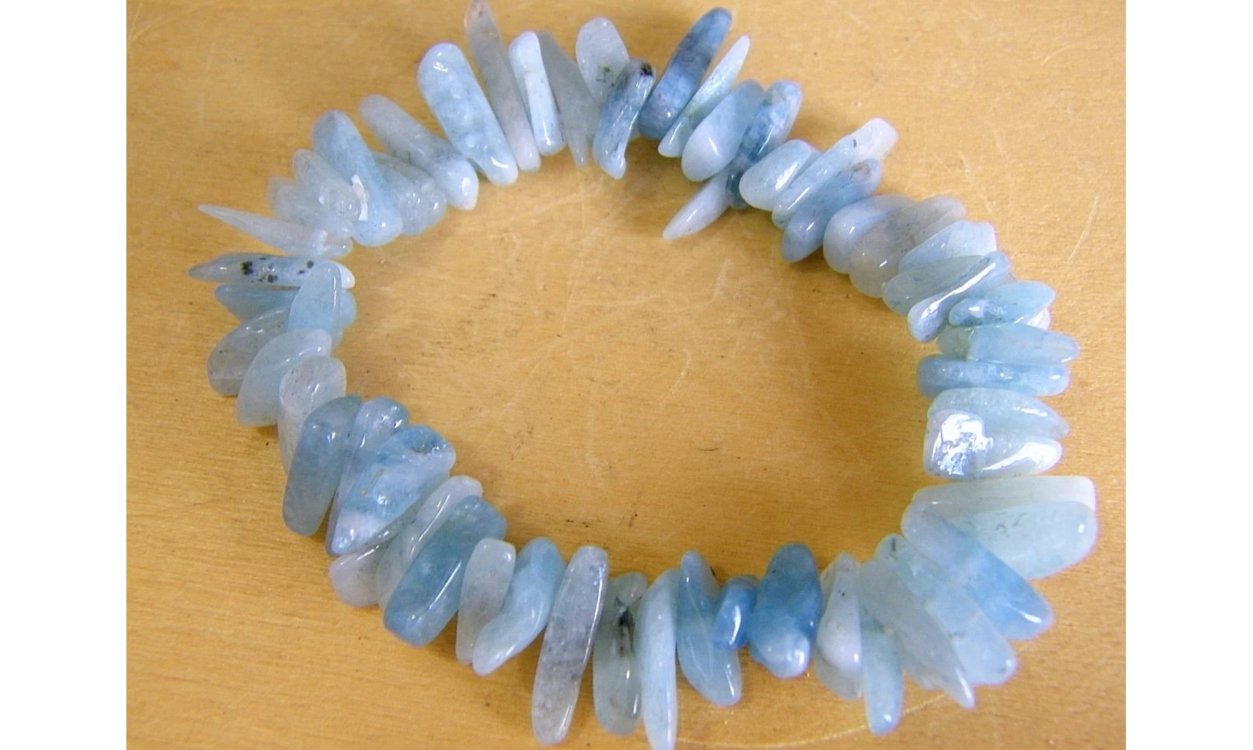 Aigue-Marine bracelet Baroque Long