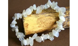 Pierre de Lune pierres Baroque bracelet