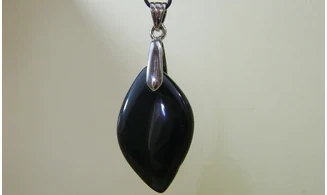 Onyx Palm stone pendant