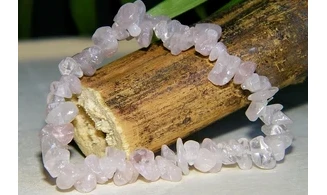 Quartz Rose pierres Baroque bracelet