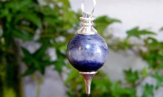 Sodalite pierre pendule sphère