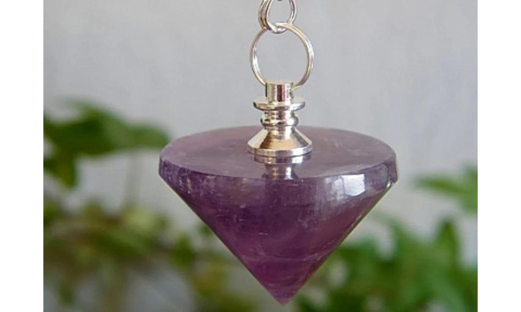 Améthyste pierre Toupie pendule