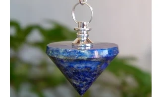 Lapis lazuli pierre Toupie pendule
