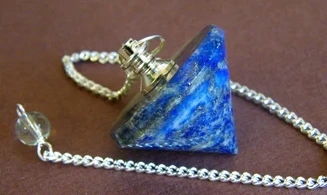 Lapis lazuli cone pendulum