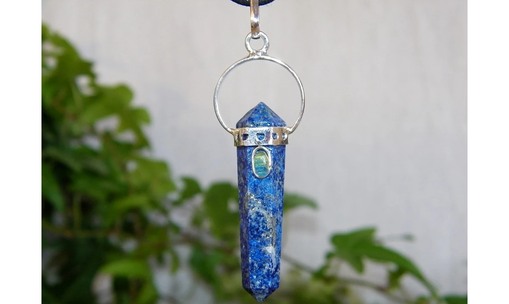Lapis lazuli pierre Pointe pendentif