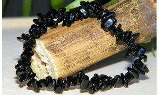 Black Tourmaline Chips Bracelet