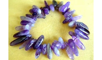 Améthyste bracelet Baroque Long