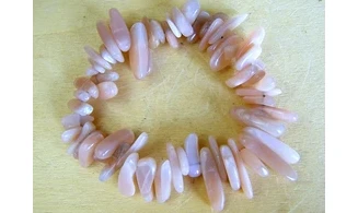Moonstone Chips longs Bracelet