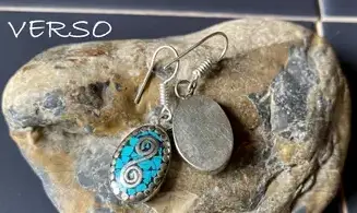 Tibetan Turquoise Earring