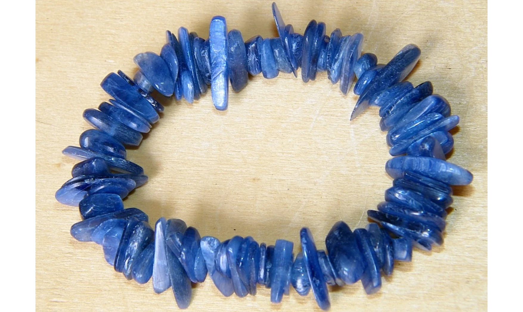 Cyanite Extra pierres Baroque bracelet