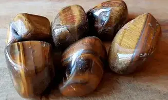 Tiger Eye large tumbled stone