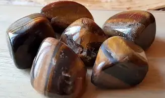 Tiger Eye large tumbled stone