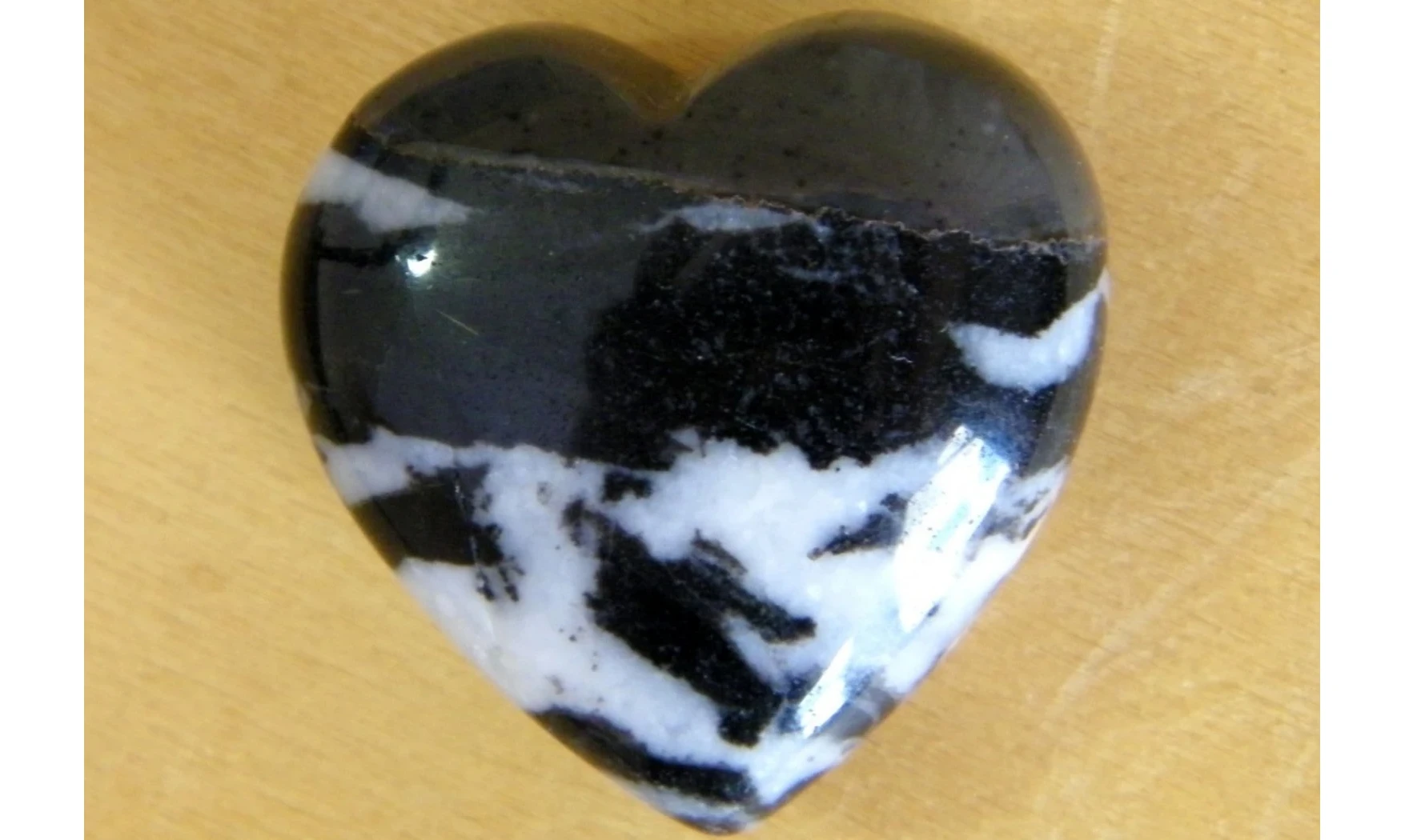 Zebra Jasper Heart