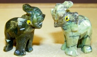Éléphant pierre Serpentine