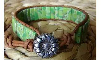 Jaspe Vert Bracelet Nature pierres