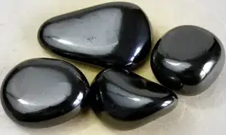 Shungite large tumbled stone