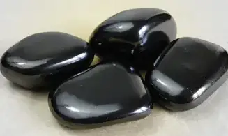 Shungite large tumbled stone