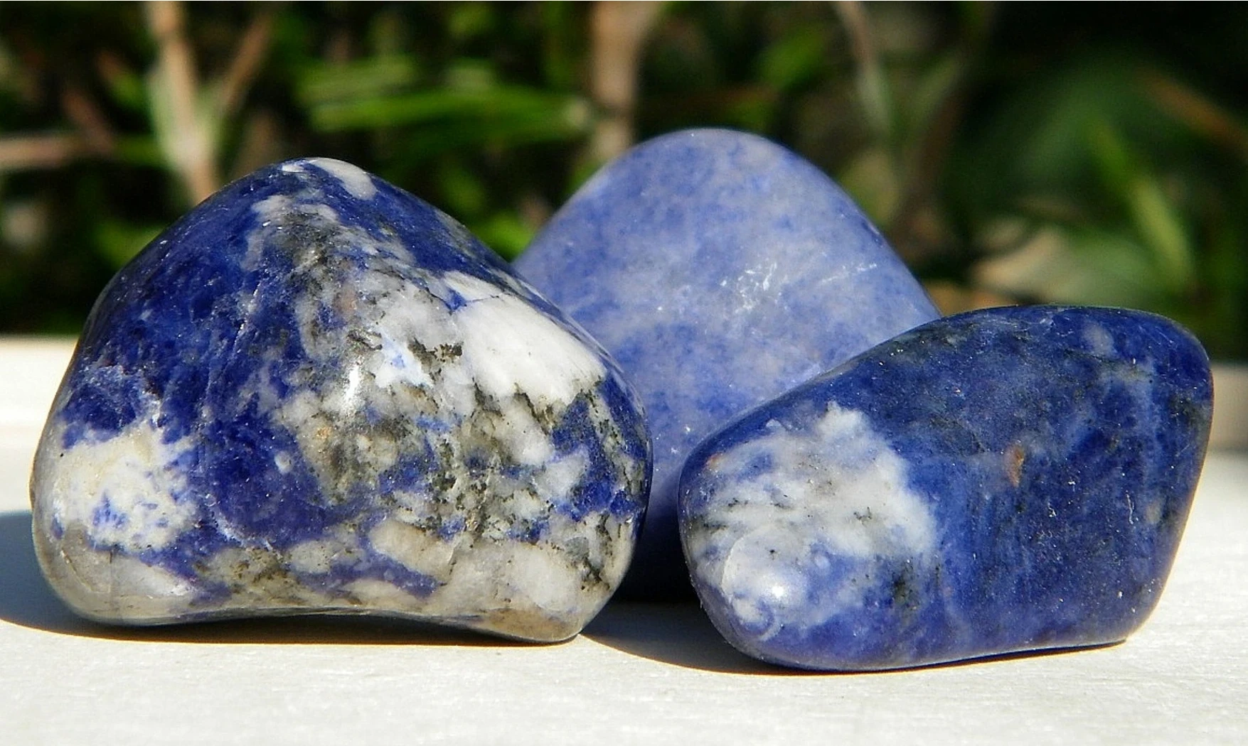 Sodalite pierre roulée