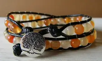 Cornaline Bracelet perles pierres