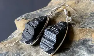 Black Tourmaline 925 Silver plated