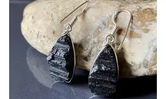 Black Tourmaline 925 Silver plated