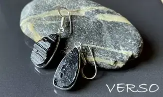 Black Tourmaline 925 Silver plated