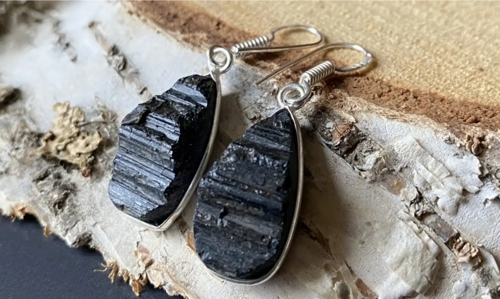 Black Tourmaline 925 Silver plated