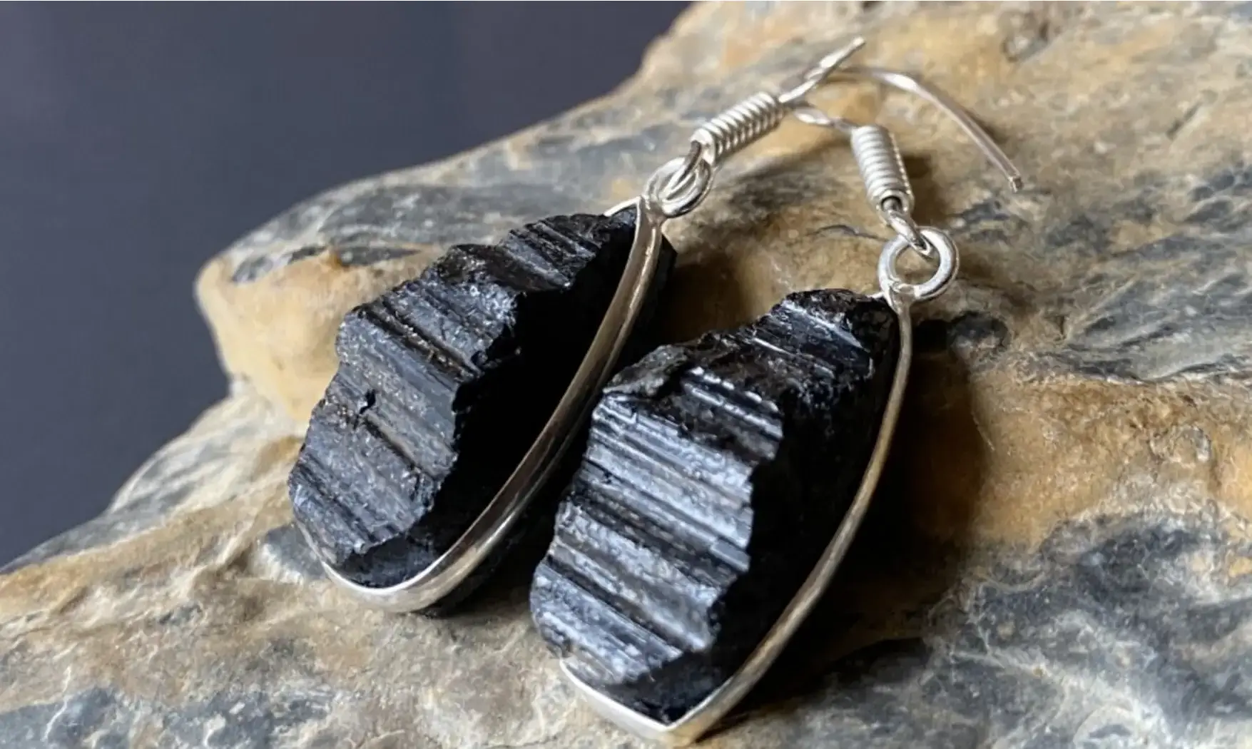 Black Tourmaline 925 Silver plated