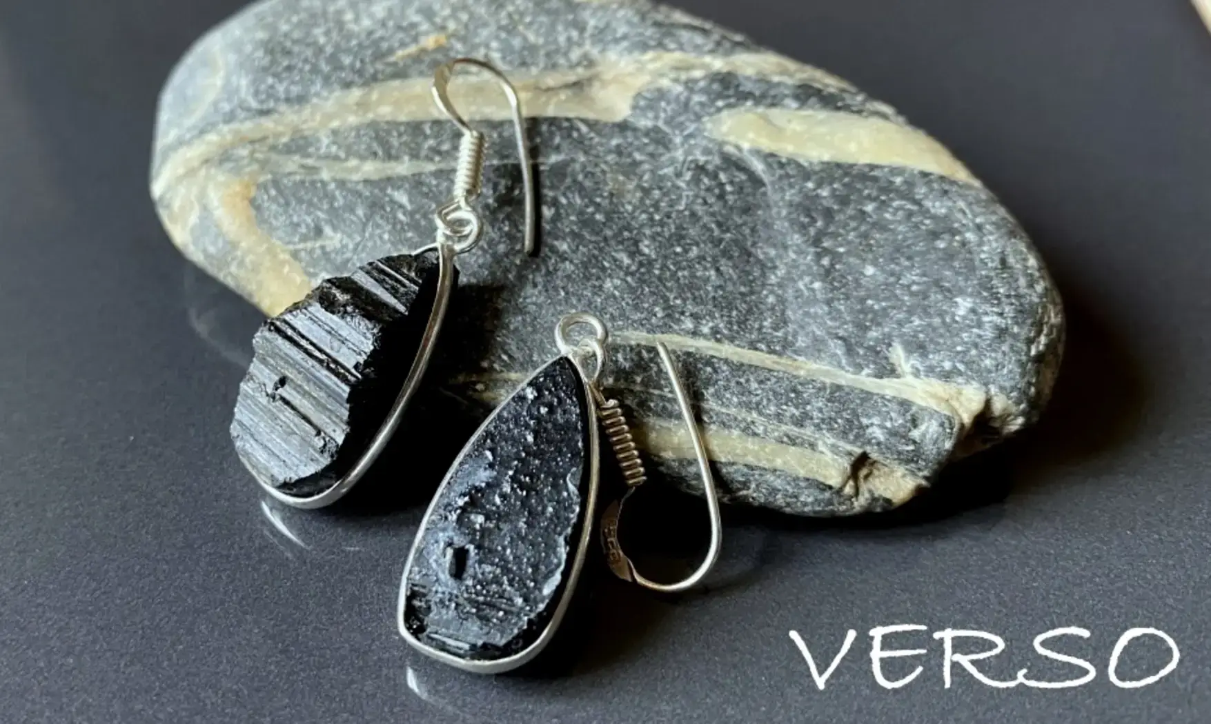 Black Tourmaline 925 Silver plated