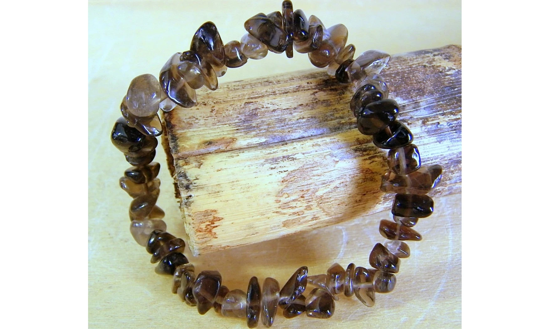 Quartz Fumé pierres Baroque bracelet