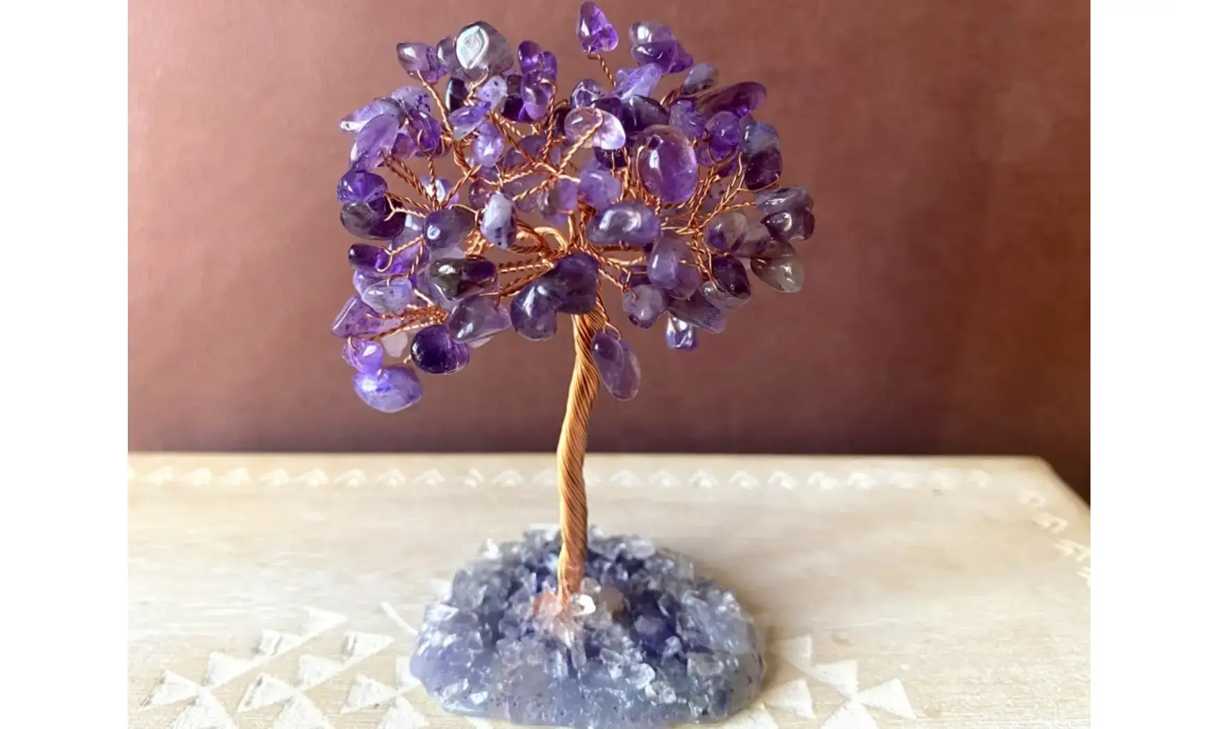 Arbre de Vie Améthyste pierres