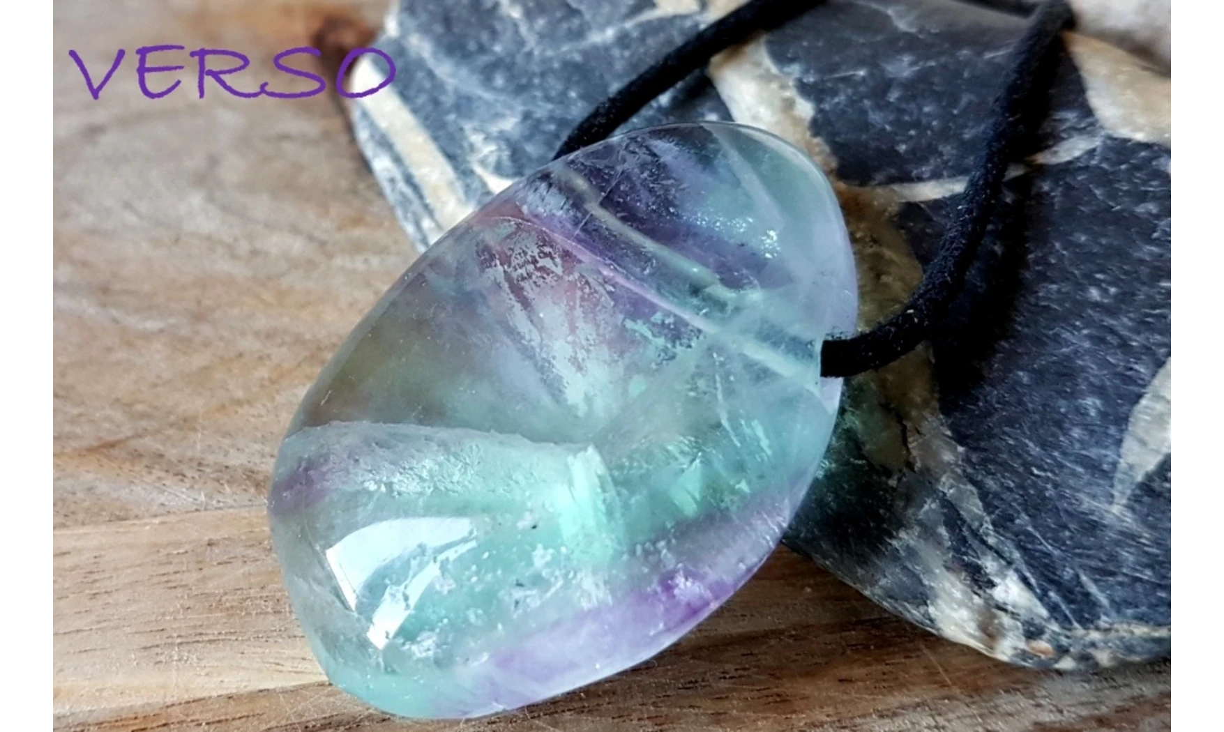 Fluorine Multicolore pierre percée 6