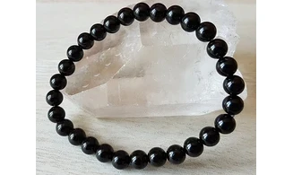 Tourmaline noire pierres Boules Bracelet