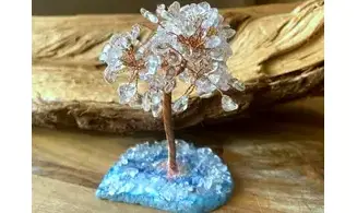 Rock Crystal Gemstone Tree of life
