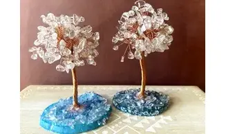 Rock Crystal Gemstone Tree of life