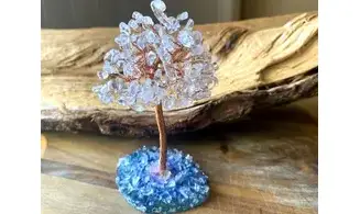 Rock Crystal Gemstone Tree of life