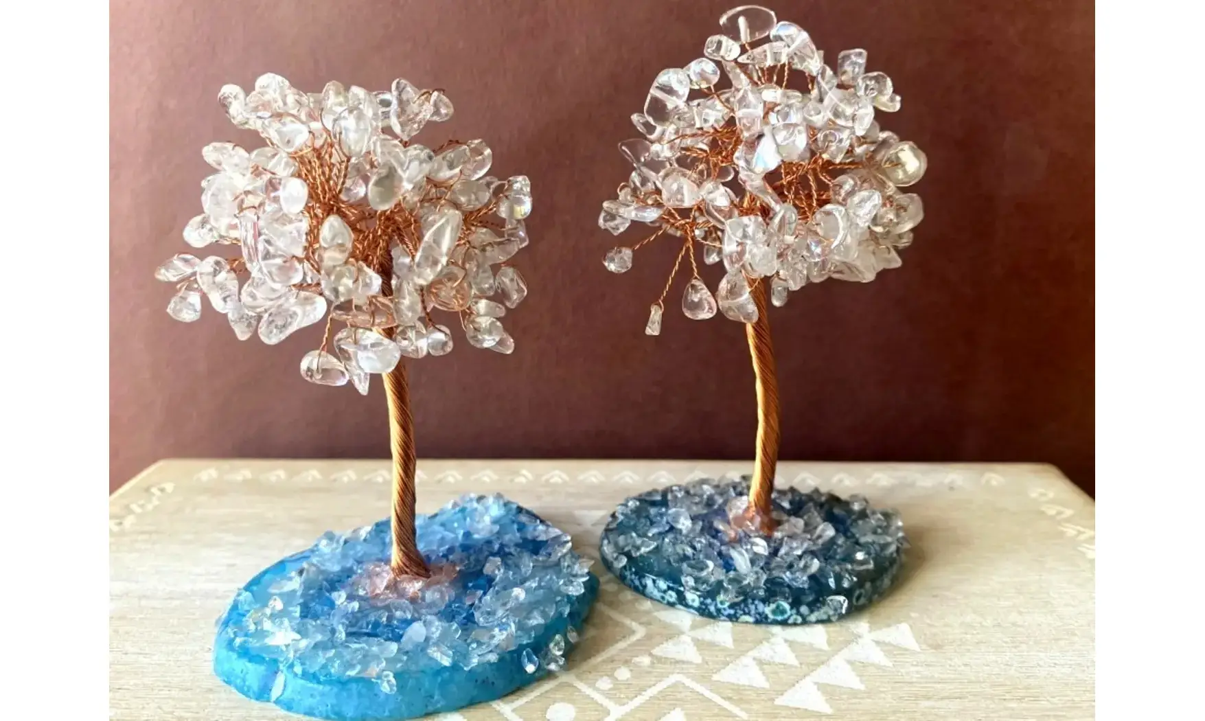 Rock Crystal Gemstone Tree of life