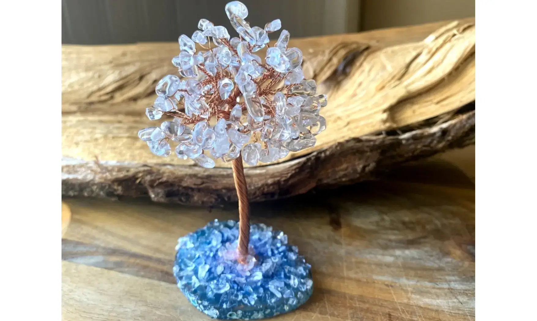 Rock Crystal Gemstone Tree of life
