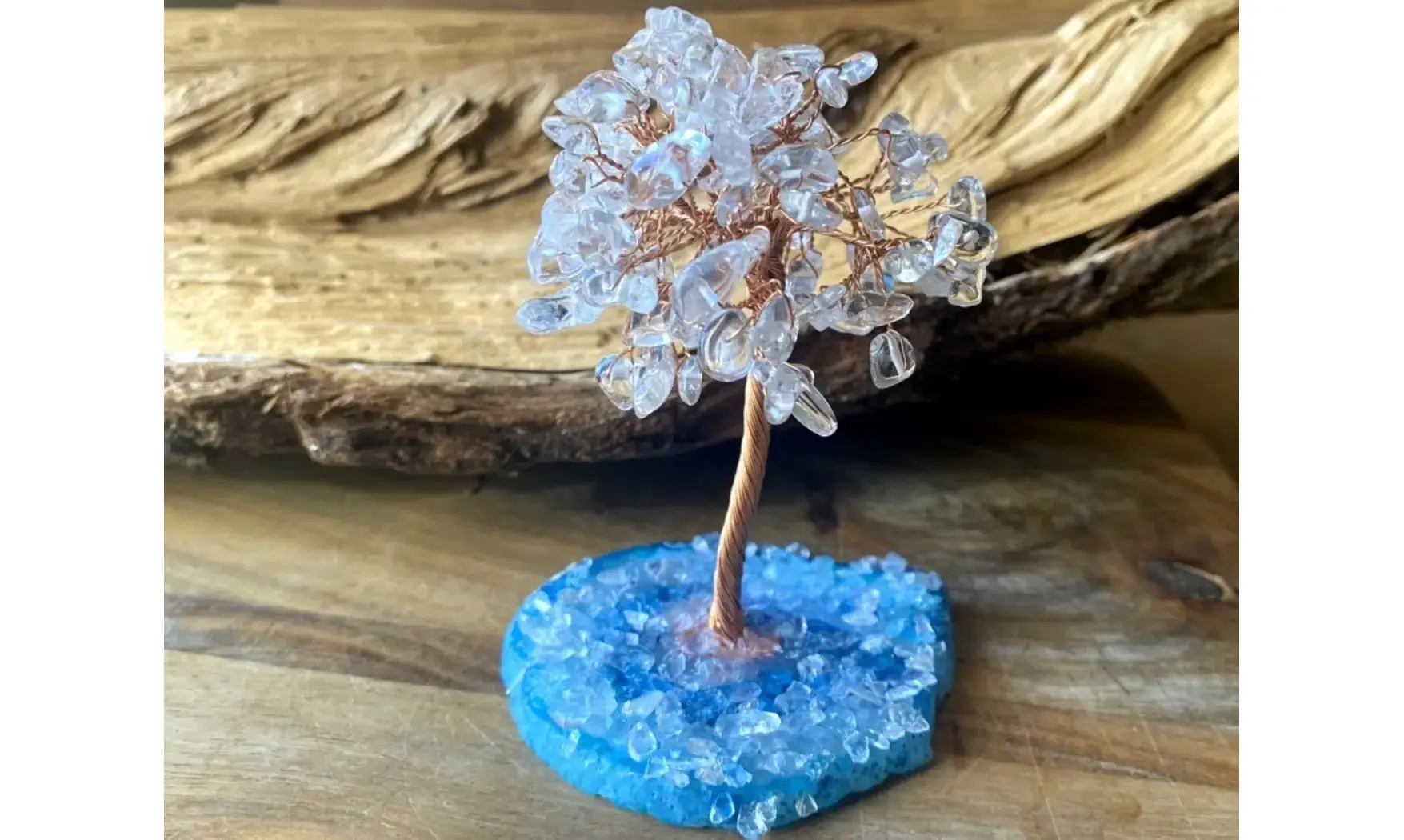 Rock Crystal Gemstone Tree of life